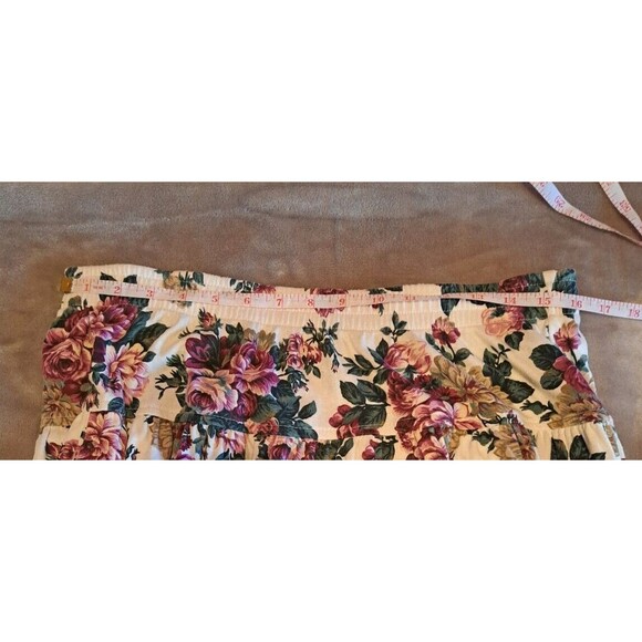 Fritzi Plus Vintage Floral Skirt 2X-Elastic Waist Band Made in the USA - Picture 7 of 13